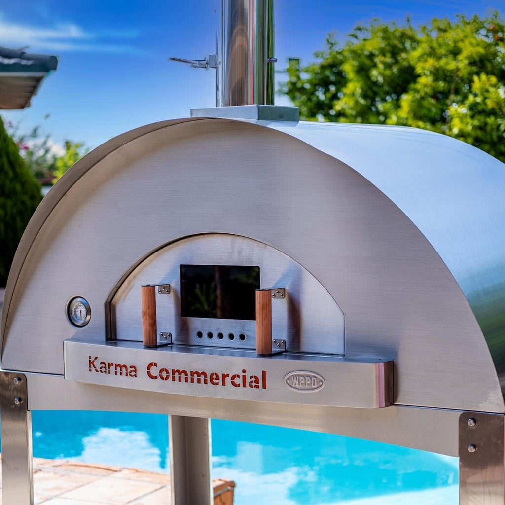 Karma 55" Commercial 304 Stainless Steel Wood-Fired Oven