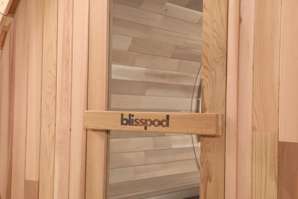 Blisspod Prague Canadian Red Cedar Outdoor Barrel Sauna