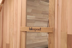 Blisspod Prague Canadian Red Cedar Outdoor Barrel Sauna