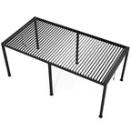 10' × 19' Aluminum Louvered Pergola with Adjustable Roof
