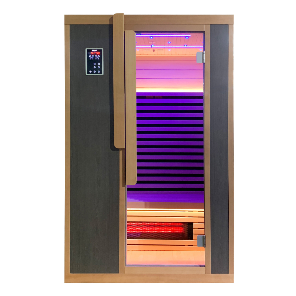 Blisspod Bergen 2-Person Full Spectrum Infrared Sauna with Red Light Therapy