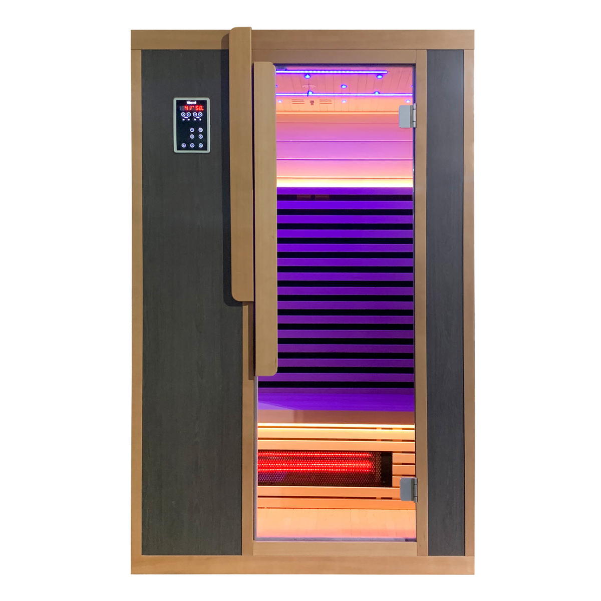Blisspod Bergen 2-Person Full Spectrum Infrared Sauna with Red Light Therapy