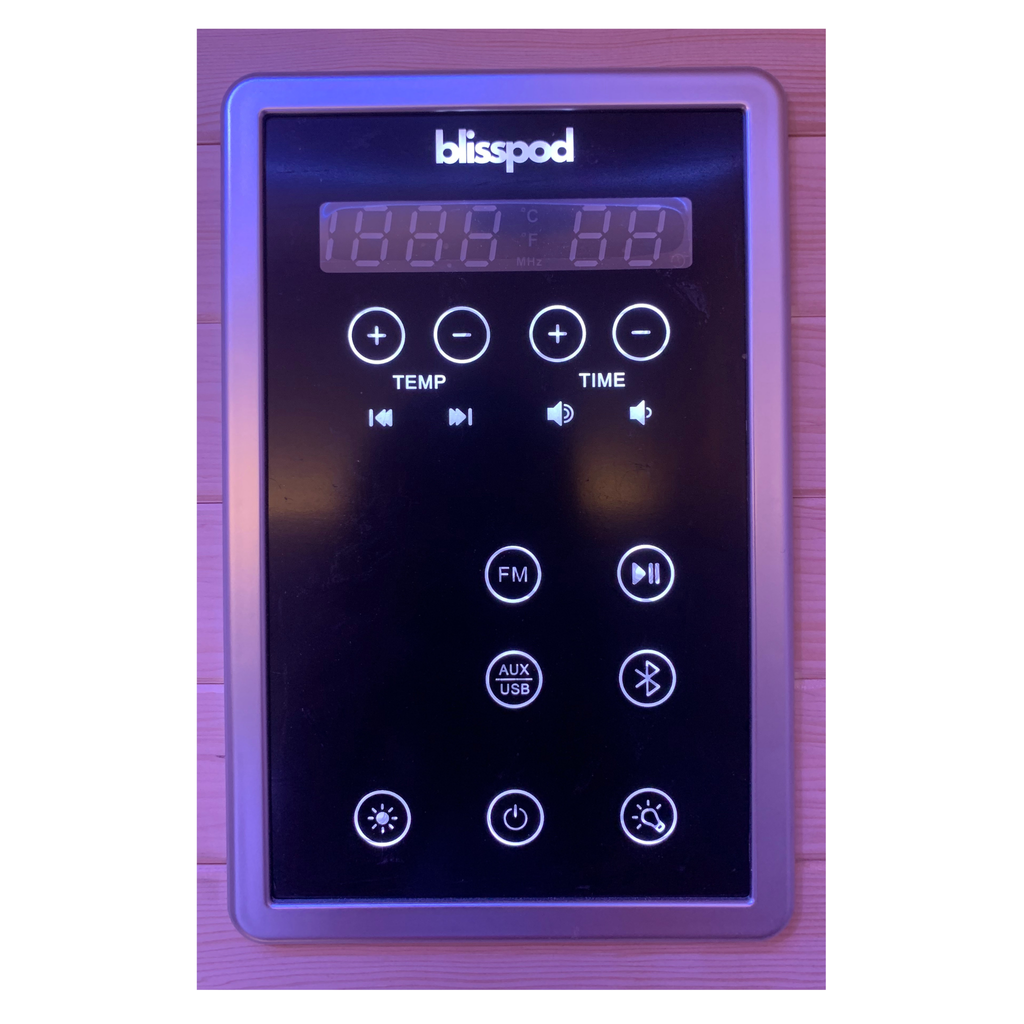 Blisspod Bergen 2-Person Full Spectrum Infrared Sauna with Red Light Therapy
