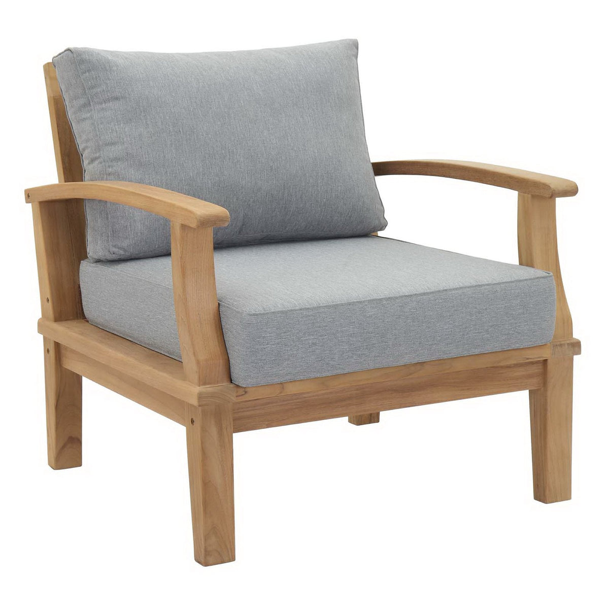 Modway Marina 5-Piece Outdoor Teak Patio Set