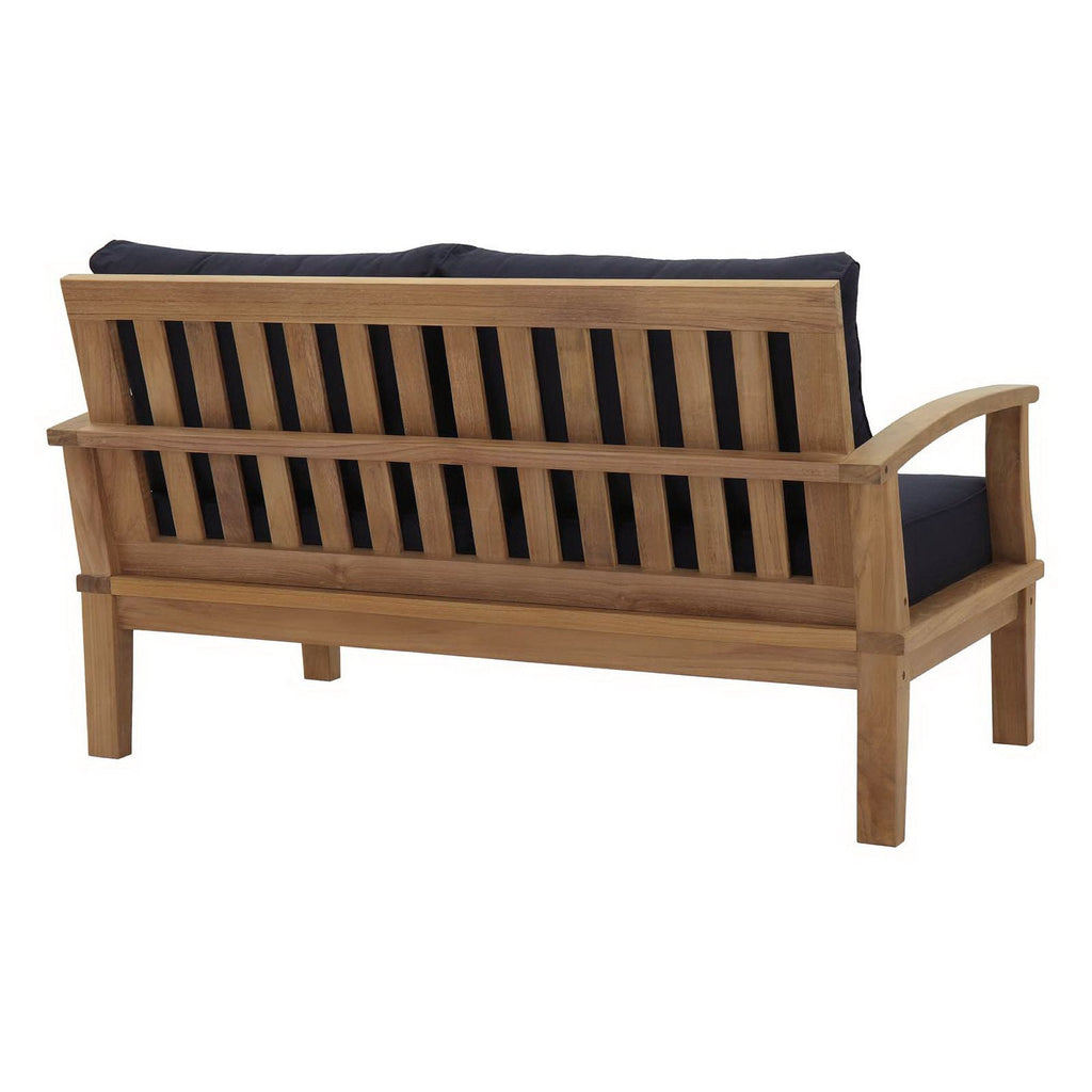 Modway Marina 5-Piece Outdoor Teak Patio Set