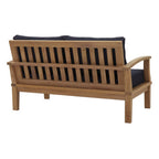 Modway Marina 5-Piece Outdoor Teak Patio Set
