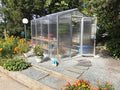Janco Palmetto 8' × 10' Aluminum & Glass Greenhouse