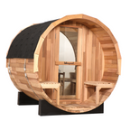 Blisspod Prague Canadian Red Cedar Outdoor Barrel Sauna