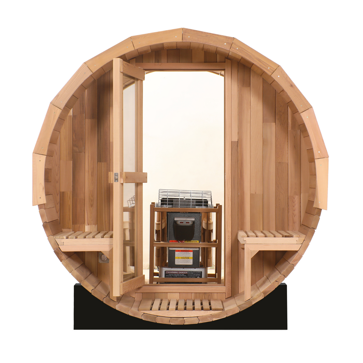 Blisspod Prague Canadian Red Cedar Outdoor Barrel Sauna