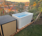 RevX Acrylic X Tub Cold Plunge with LUX High Performance Chiller