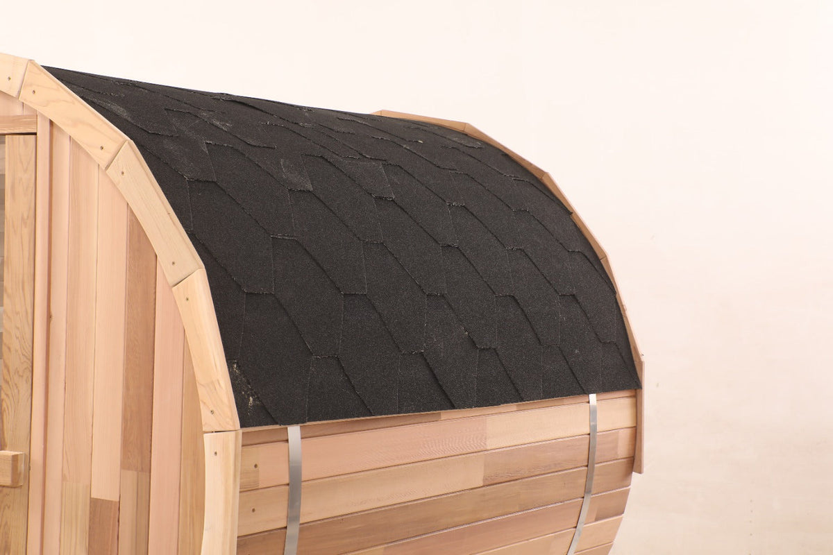 Blisspod Prague Canadian Red Cedar Outdoor Barrel Sauna