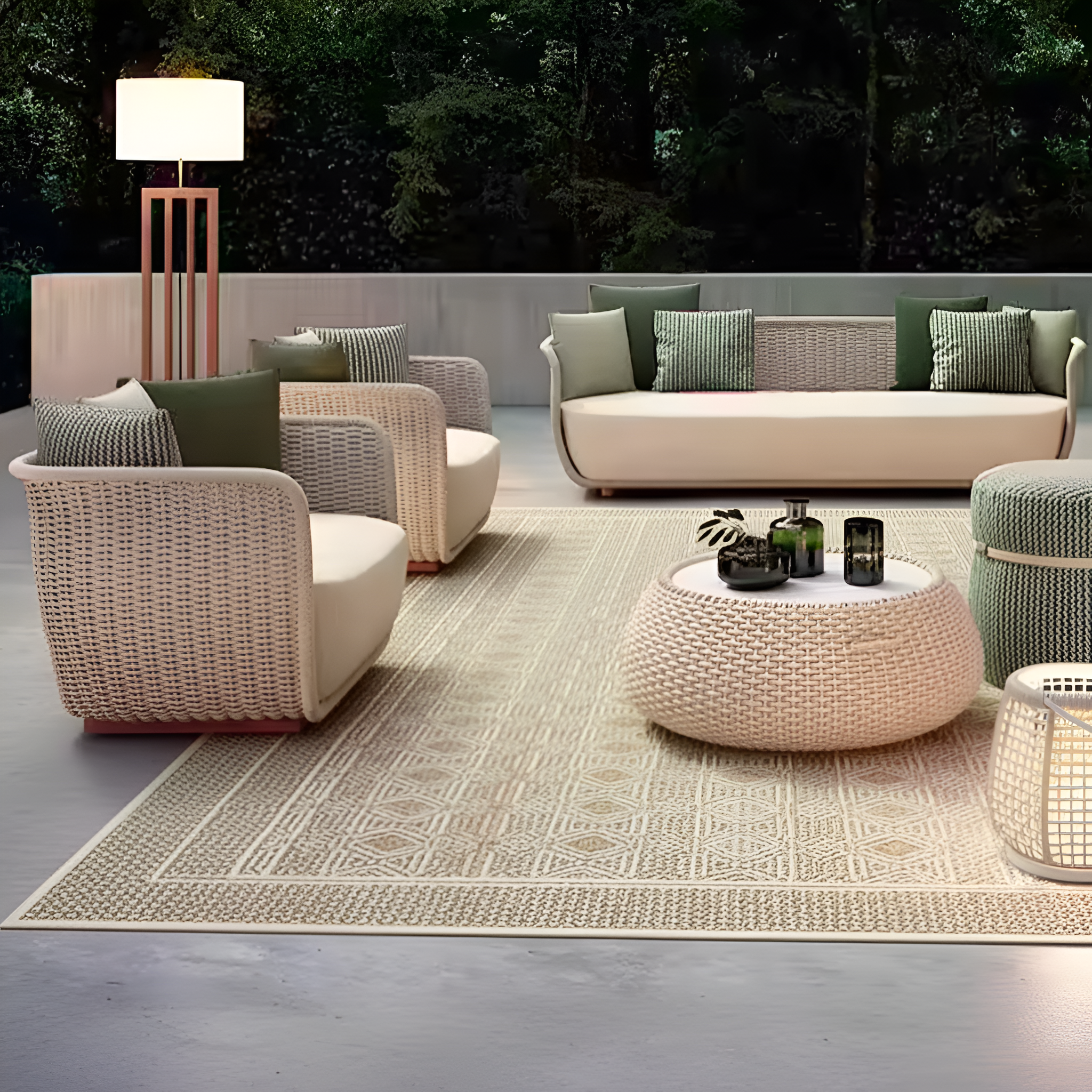 VerdeLoom Riviera Woven Lounge Set