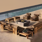 TerraFirme Ember Lounge & Firepit Set