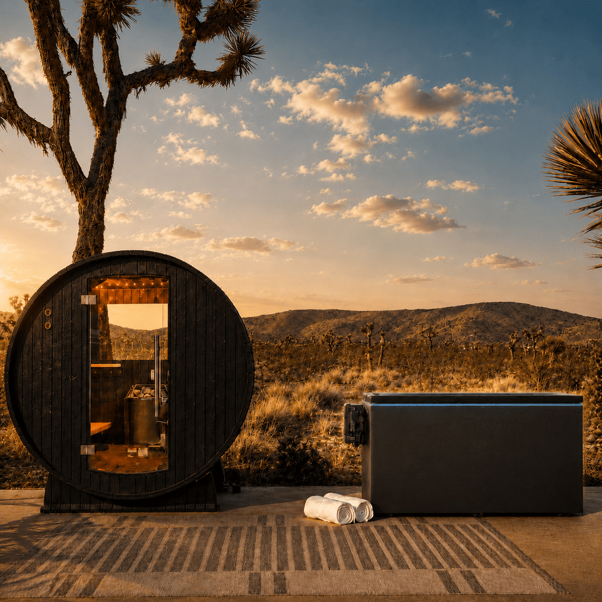 Fire Cold Plunge All-In-One with Built-In Chiller